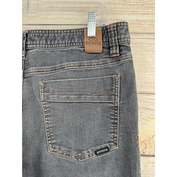 prAna Bridger Slim Fit Jeans Men's Size 34x32 Gray - Picture 5 of 13
